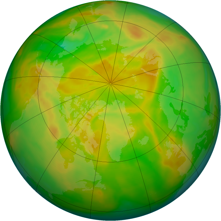 Arctic ozone map for 22 May 2014